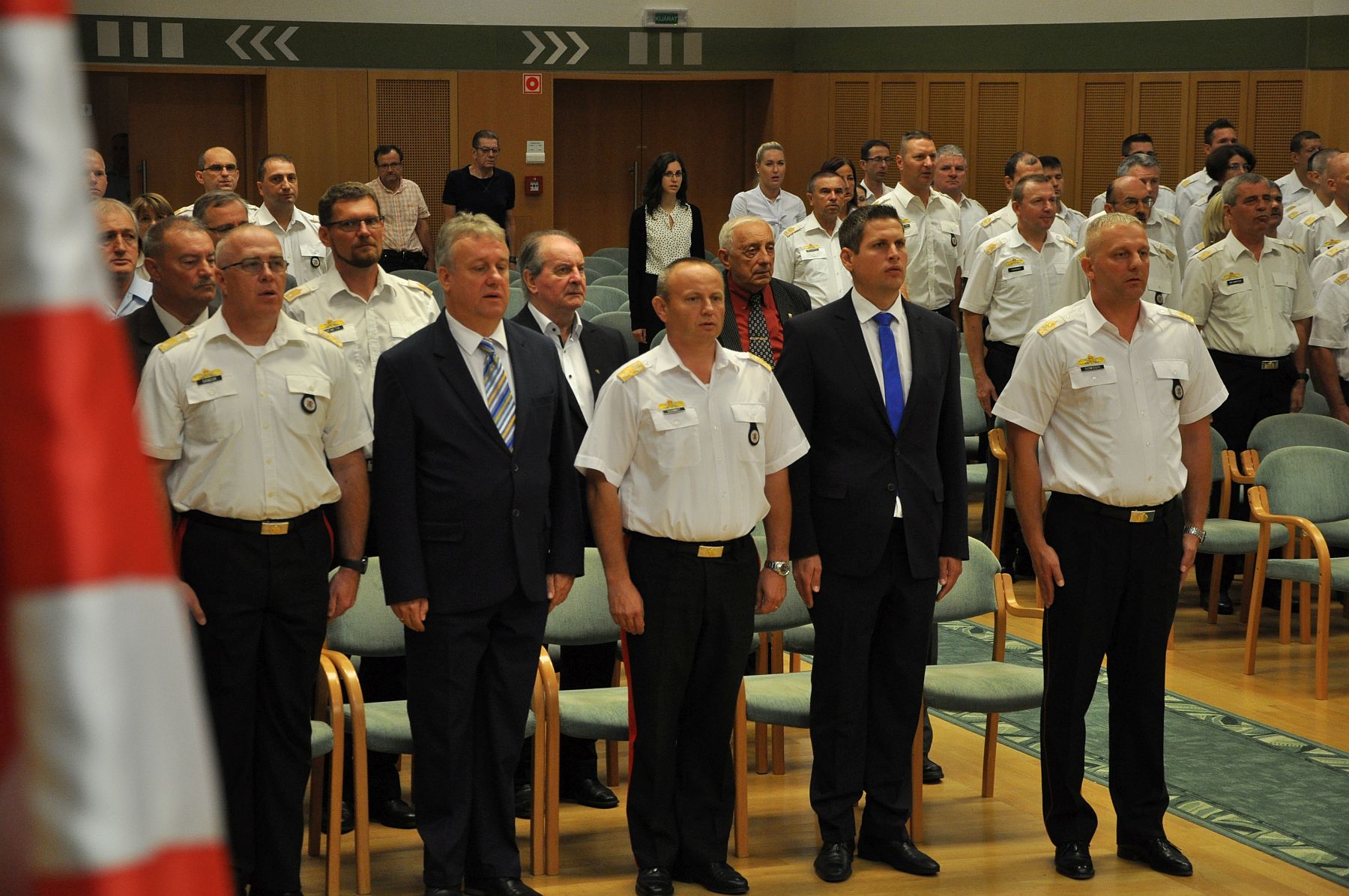 Állománygyűléssel tisztelegtek a nemzeti ünnep előtt az Összhaderőnemi Parancsnokságon